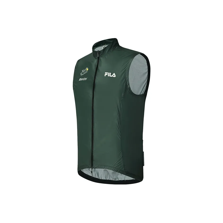 FILA Велоспорт Темно-зеленый Мужские жилеты