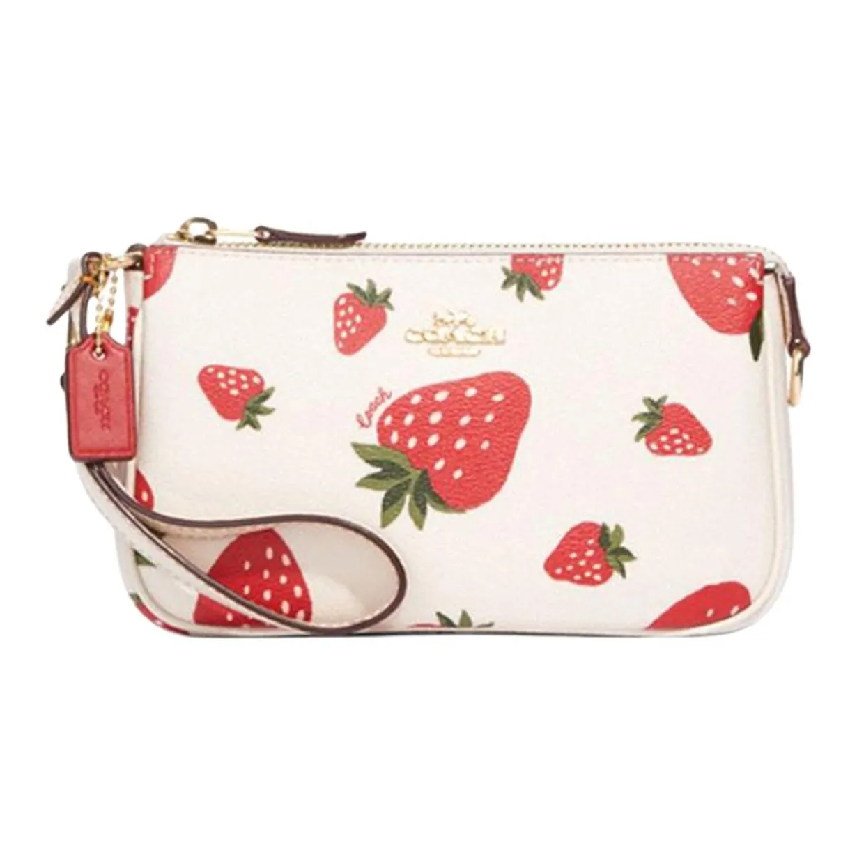 COACH Nolita Canvas With Leather Mahjong Bag Shoulder Bag Handbag Shoulder Bag Women's White