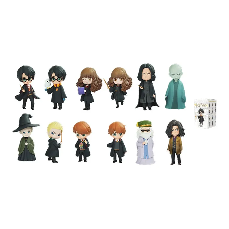 POP MART Harry Potter Magic World Коллекция Слепые коробки Один Mystery Коробка Целая коробка 12 шт