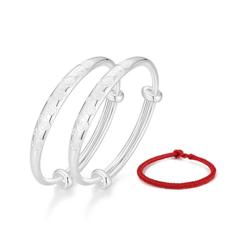 ZSY Sterling Silver Baby Bangle Kids'