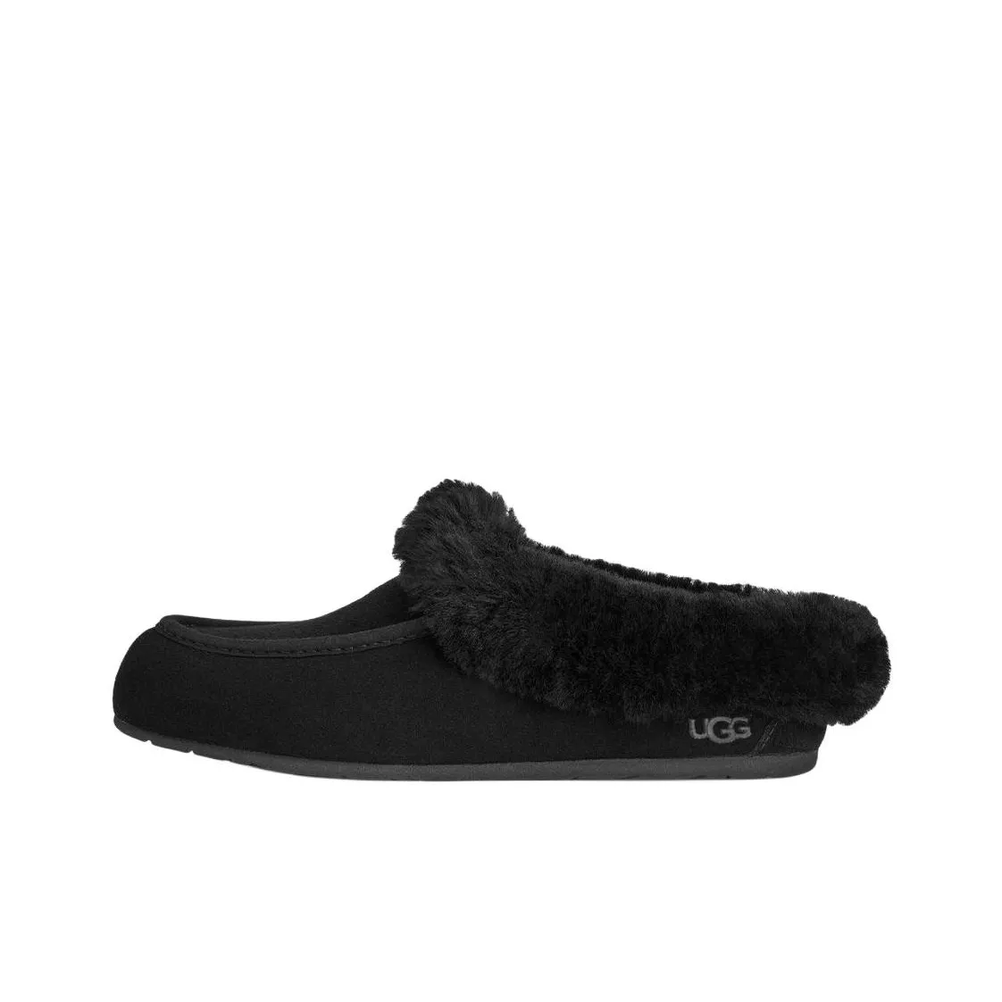 UGG ANSLEY Резиновая подошва устойчивая к истиранию домашние тапочки женские черный