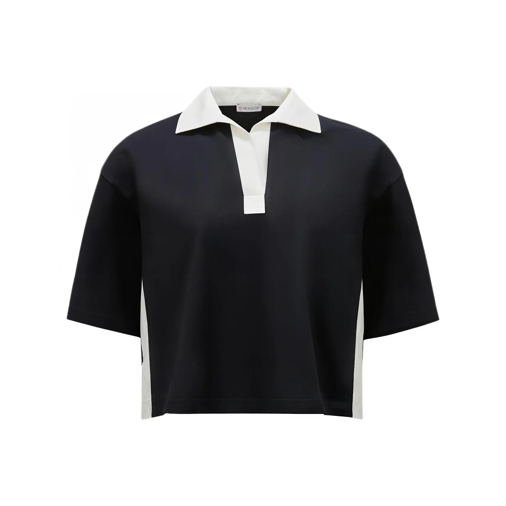 Moncler Logo patch Cotton Polo Shirt
