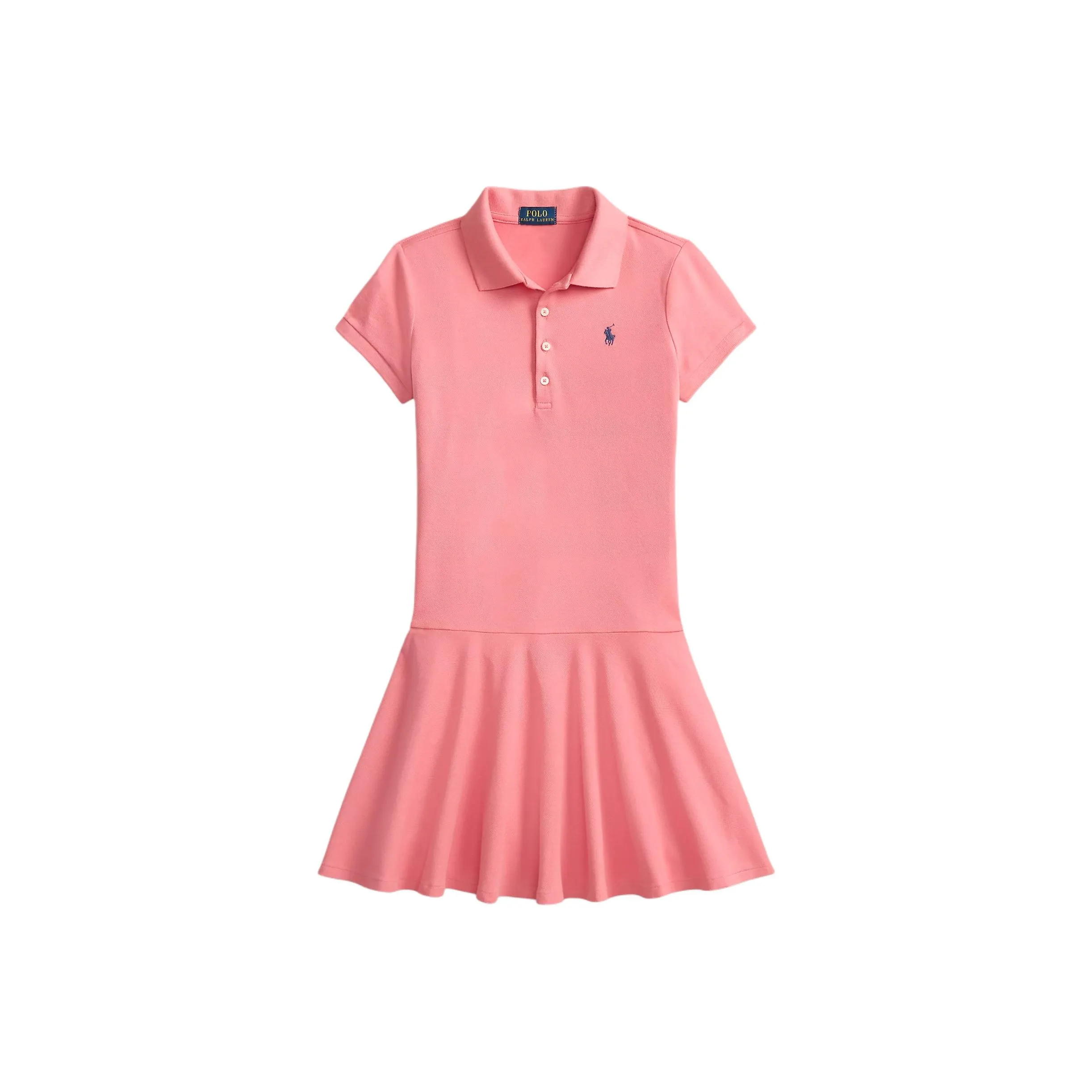 Polo Ralph Lauren Выцветший Розовый цвет пиона Платья для детей