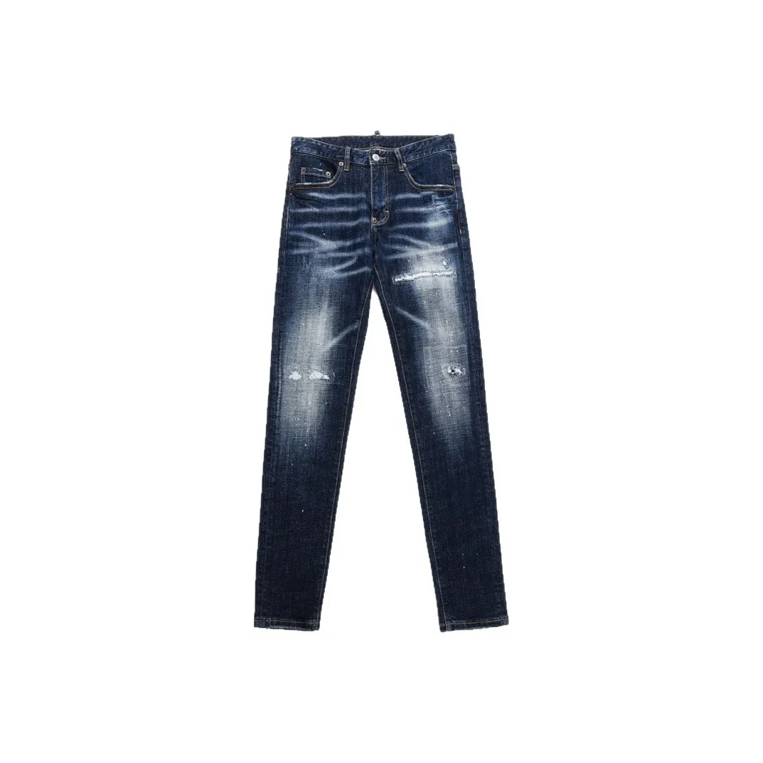 MAREA VESUVIO Потертый Темно-синий Мужские Джинсы