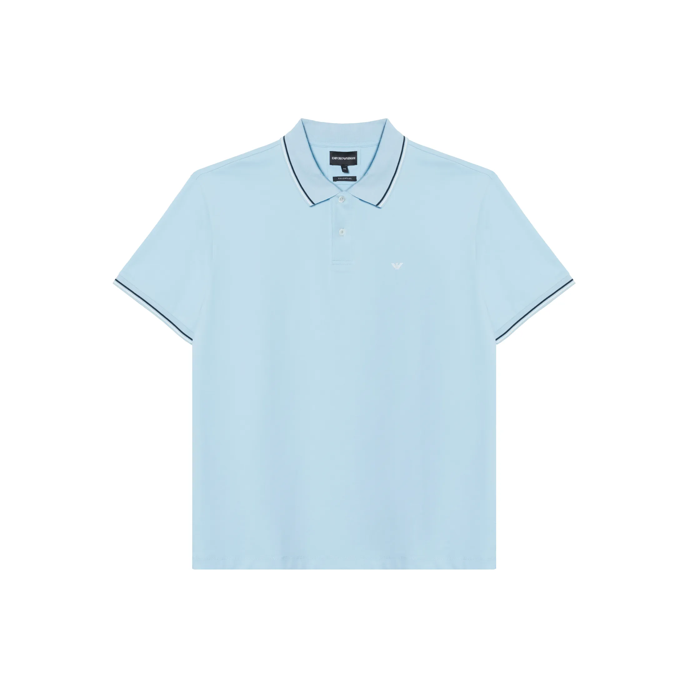 EMPORIO ARMANI Logo Printed Short Sleeved Polo Shirt