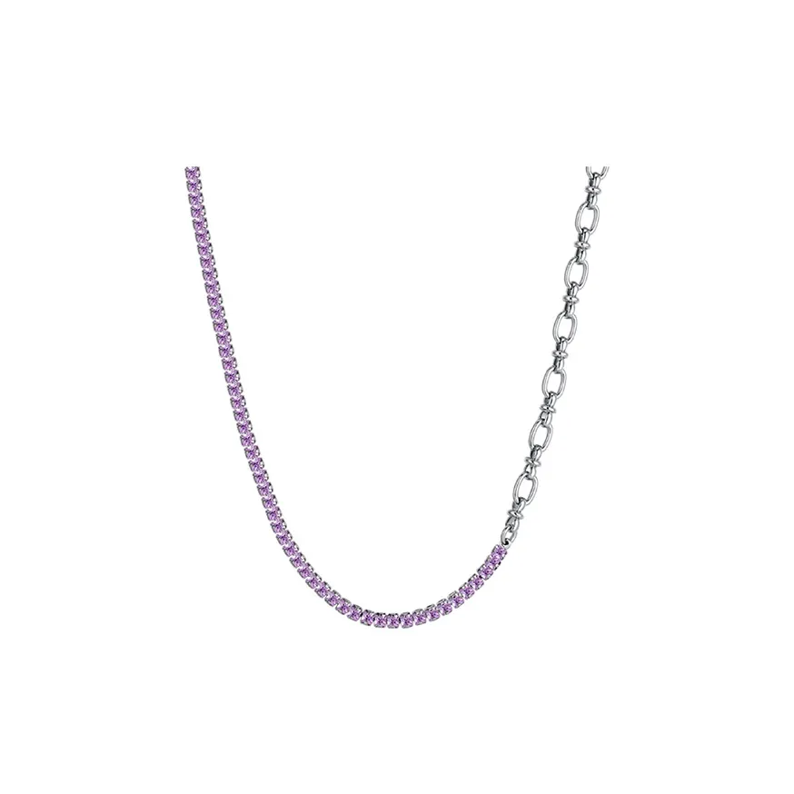 CIROCCO Фиолетовый Циркон Медные Ожерелья Женские
