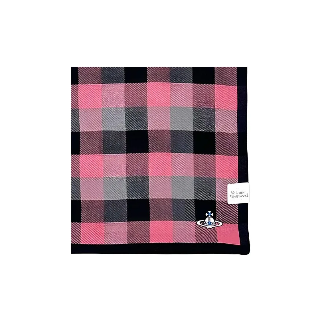 Vivienne Westwood Cotton Silk Scarves Unisex Pink