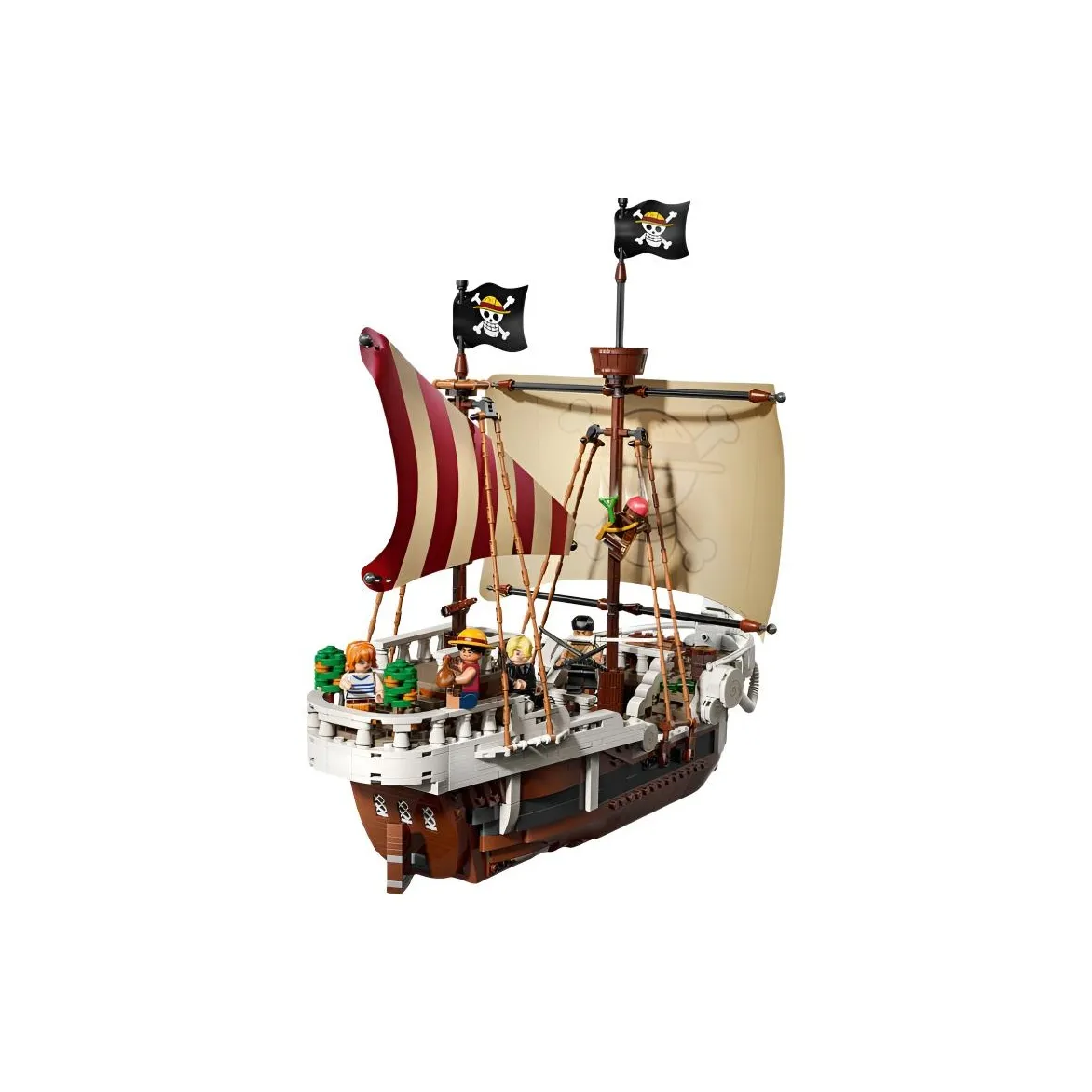 LEGO Monkey D. Luffy Roronoa Zoro Nami Going Merry Usopp Sanji Advance Merry Пиратский корабль Конструкторы 1376 шт