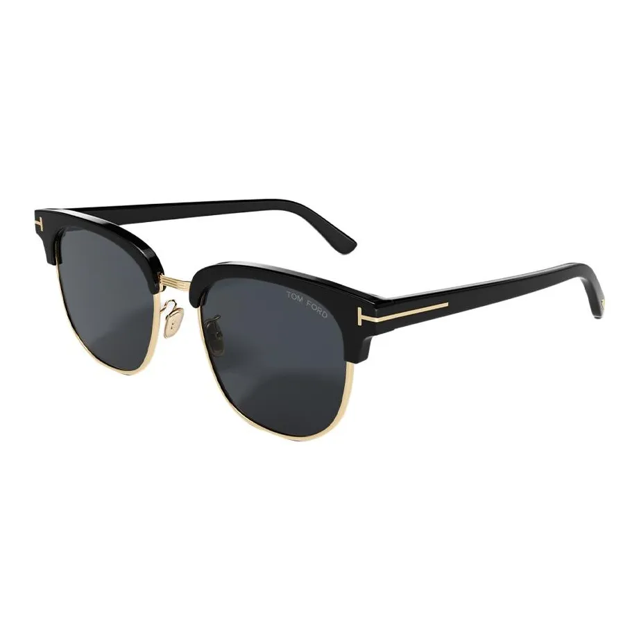 TF Plate Alloy Frame Browline Sunglasses Unisex