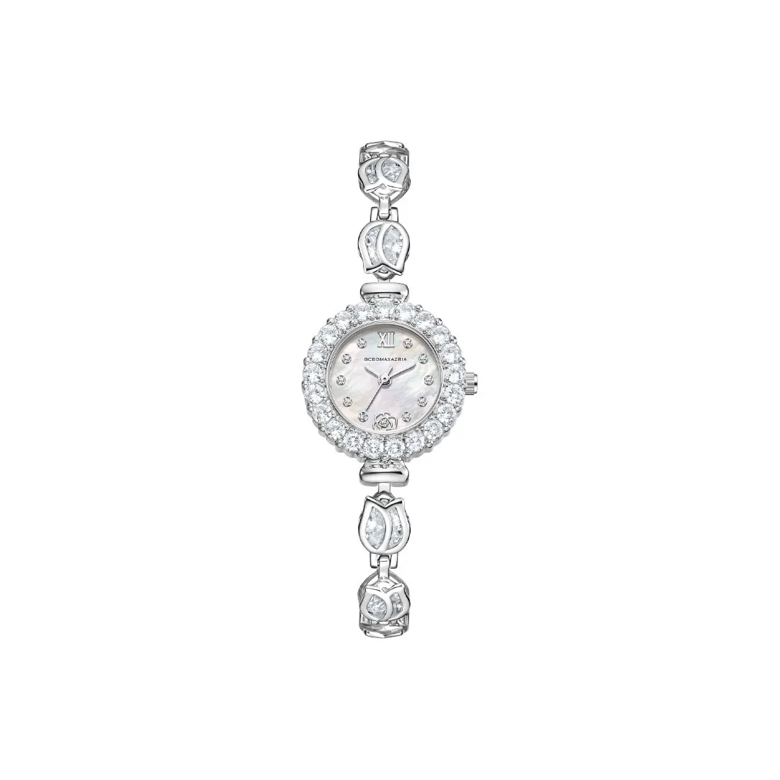 BCBGMAXAZRIA Кварцевый механизм Женские часы 26,5mm*31mm Жемчужная раковина Цвет