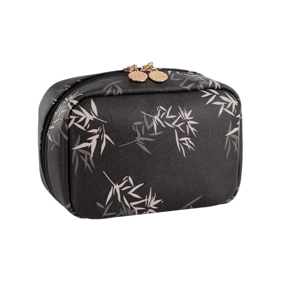 LOHAS Travel Крестообразная текстура кожа косметичка унисекс разноцветная