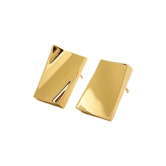 LADYCOLOUR Серьги из меди с покрытием из 18-каратного золота женские