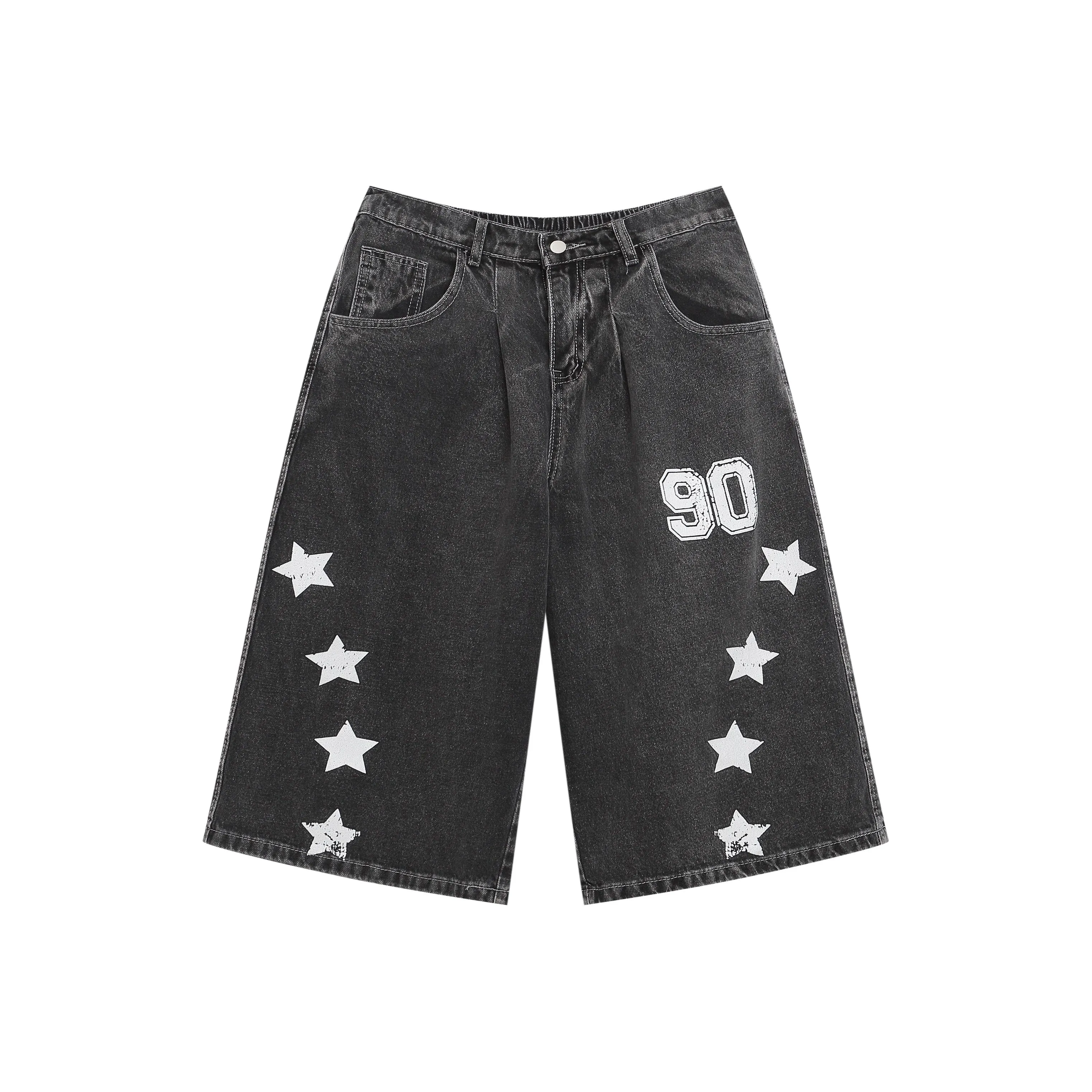 51XXHA Темно-серые мужские джинсовые шорты