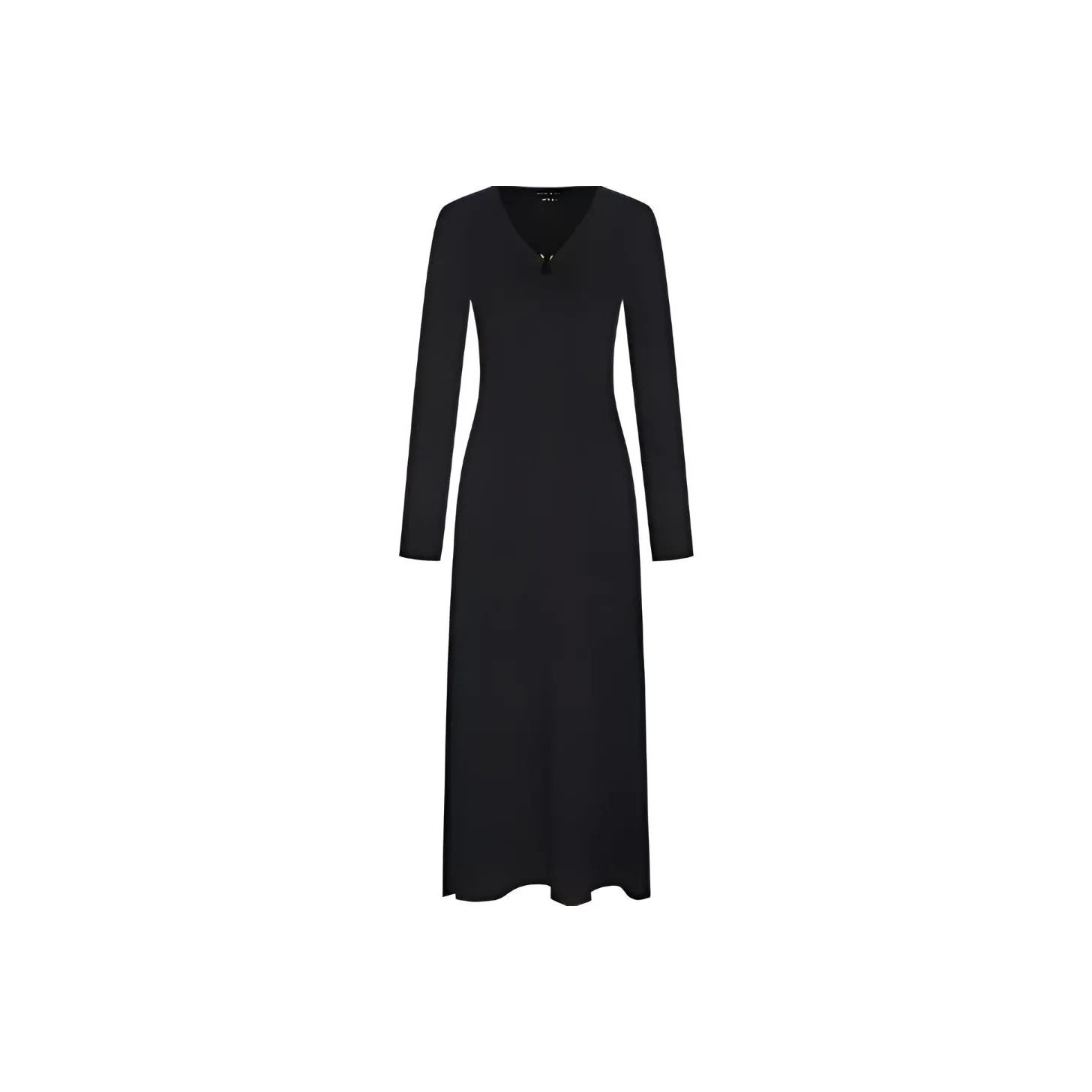 URBAN REVIVO Длинное платье с длинными рукавами женское