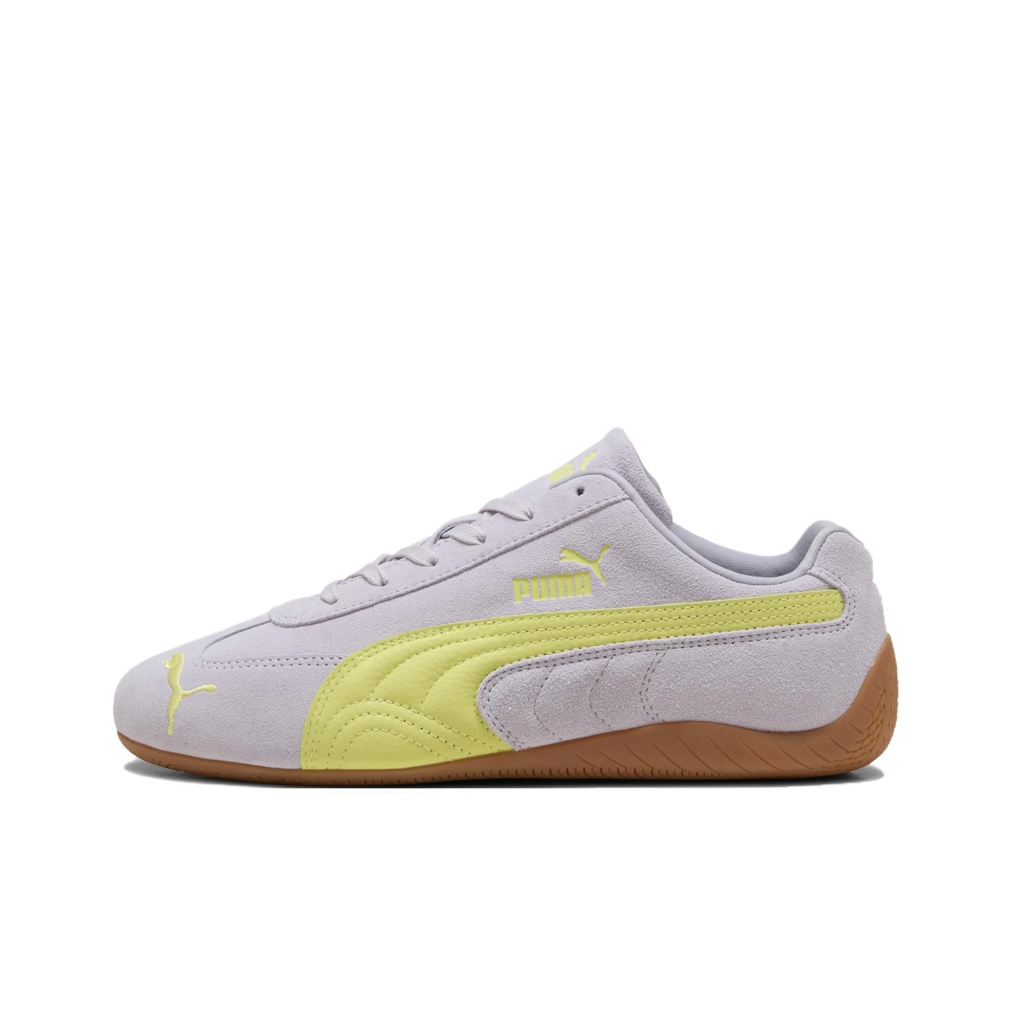 PUMA Speedcat Износостойкий Низкий Топ Повседневная Обувь Унисекс Фиолетовый Желтый