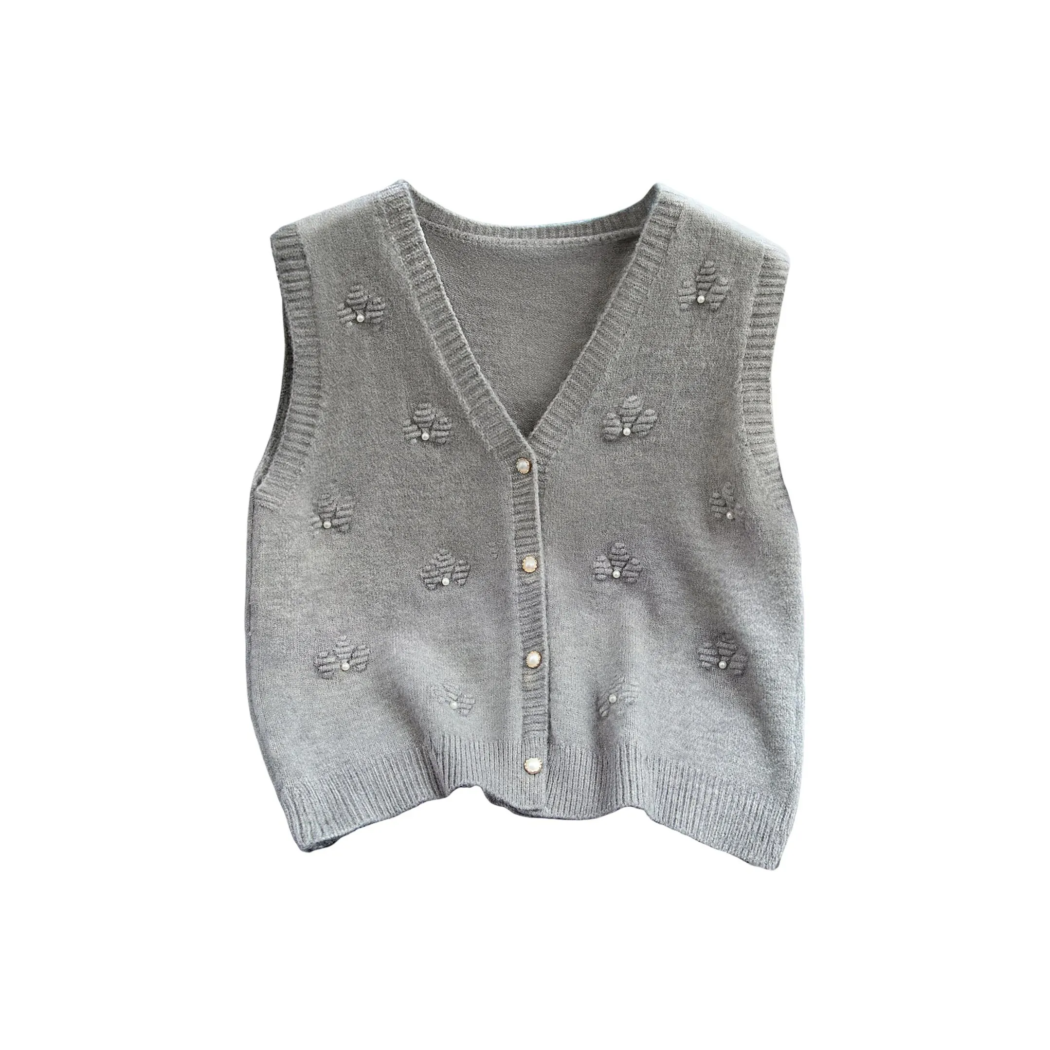 SIBAISHE Светло-серый Женский жилет