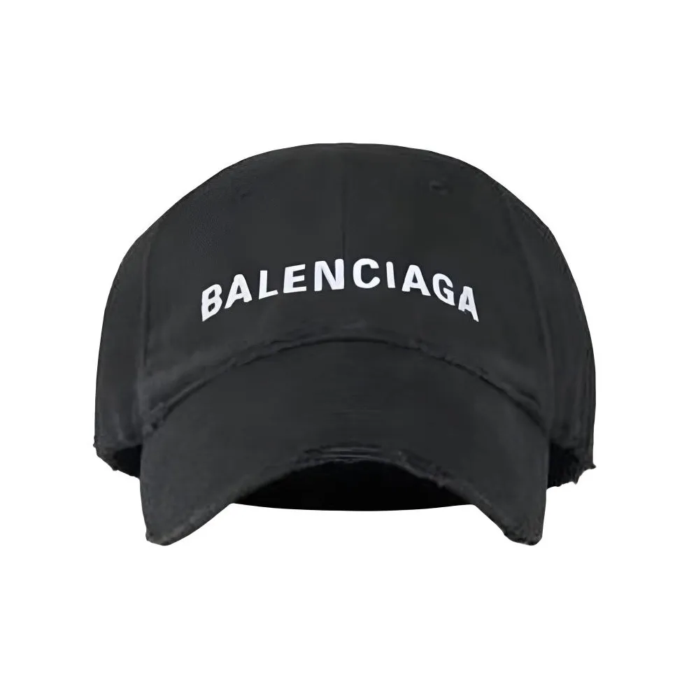 Balenciaga Хлопок Кепки Женские Черный
