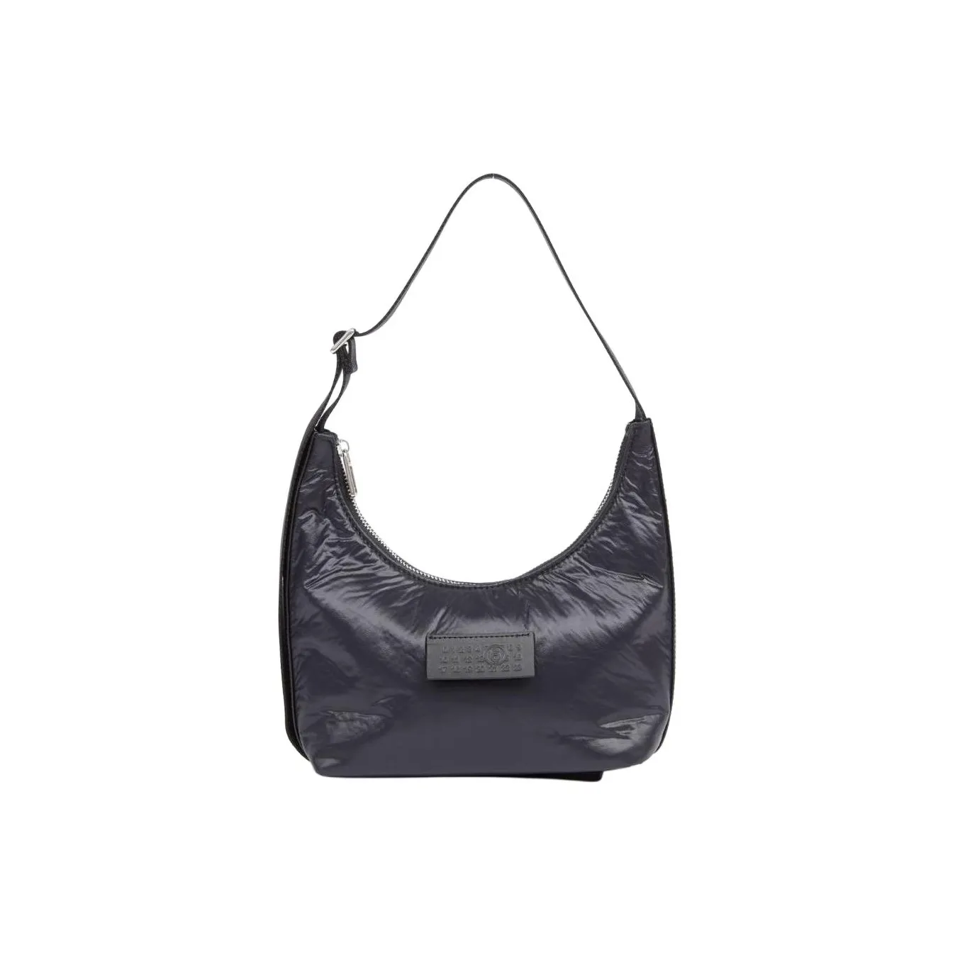 MM6 Maison Margiela совместная брендированная нейлоновая сумка через плечо мини женская угольно-серого цвета