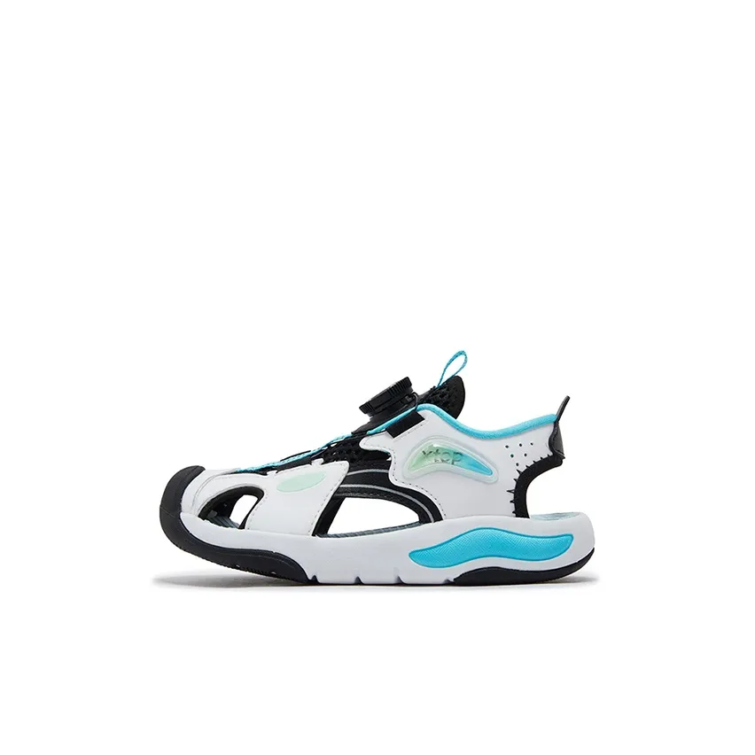 XTEP Устойчивые к истиранию низкие сандалии Xtep Белый Солнечный горный Синий Детские