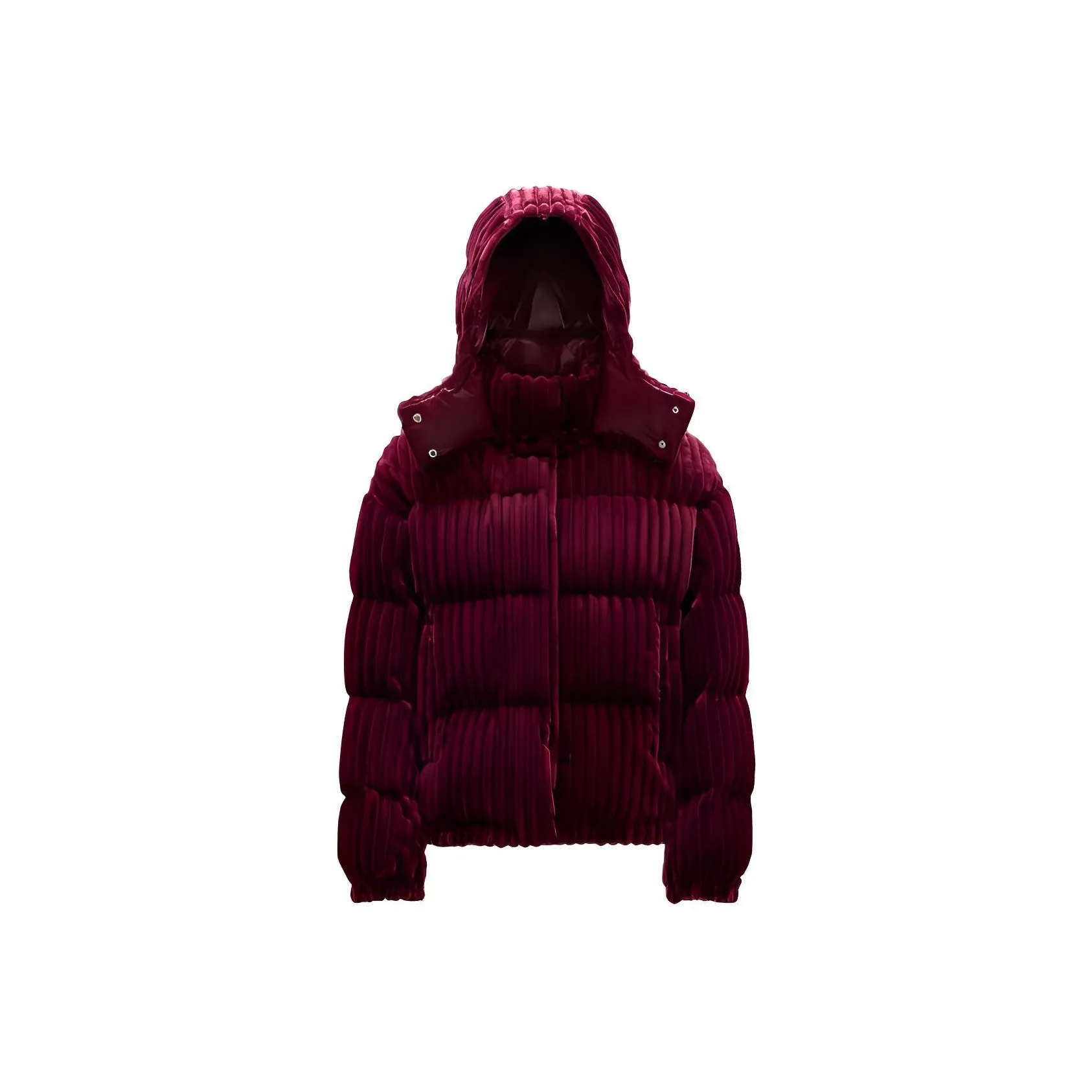 Moncler Daos Cowneck Corduroy Jacket 'Burgundy'