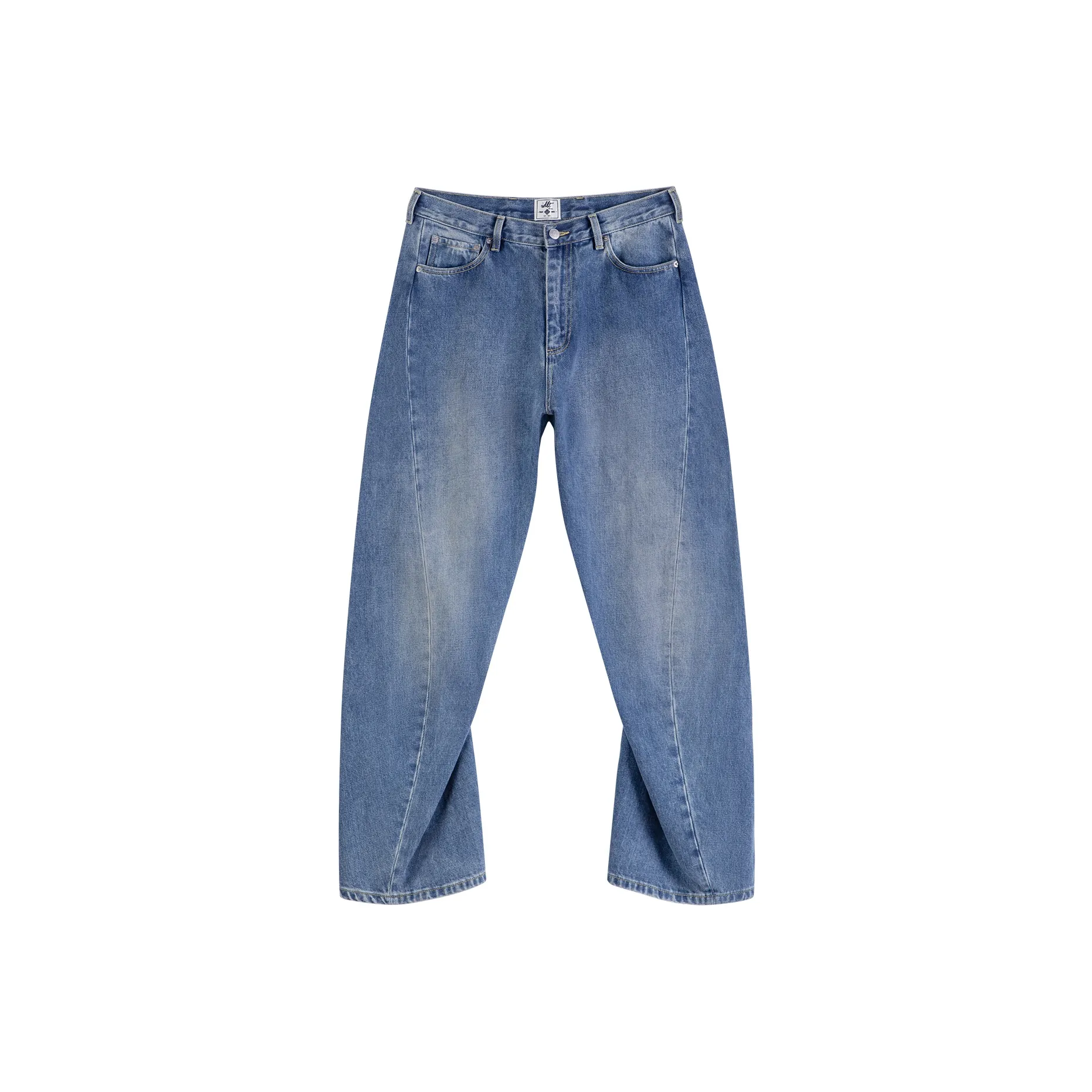 IDLT Промытый синий Унисекс Джинсы