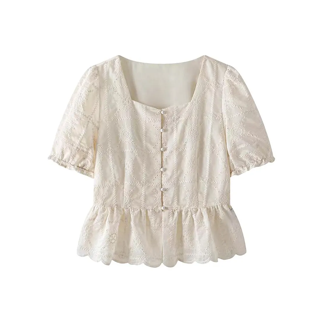 Meanalot Абрикос Женские Рубашки