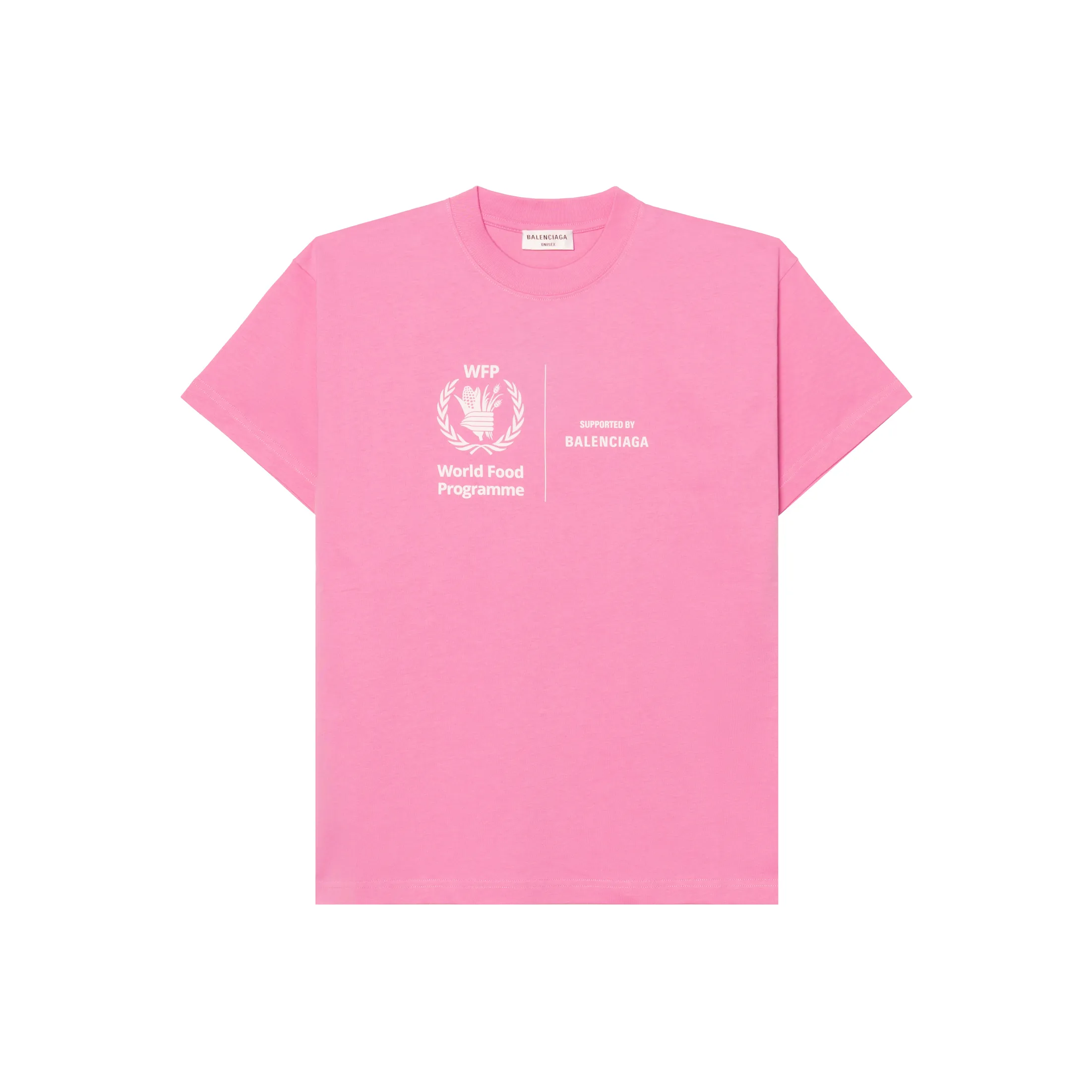 Balenciaga Wpf T Shirt 'Pink/White'