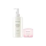 2종 세트: 다이아몬드 패턴 이리데센트 진주 로션 385ml + 진주 Radiance 크림 체리 블라썸 에디션 50g