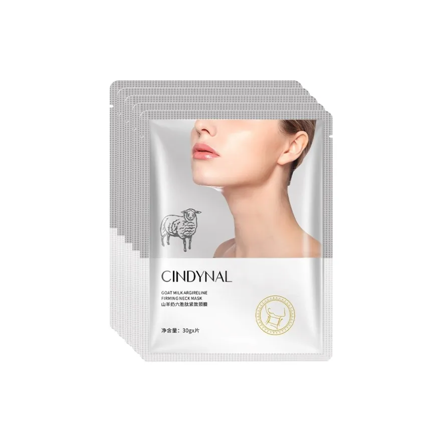 XIANDINAIER Гора Козье молоко Hexapeptide Укрепляющий Крем для Шеи с Уменьшением Мимических Ворот Успокаивающий Увлажняющий 30г*5 Упаковок