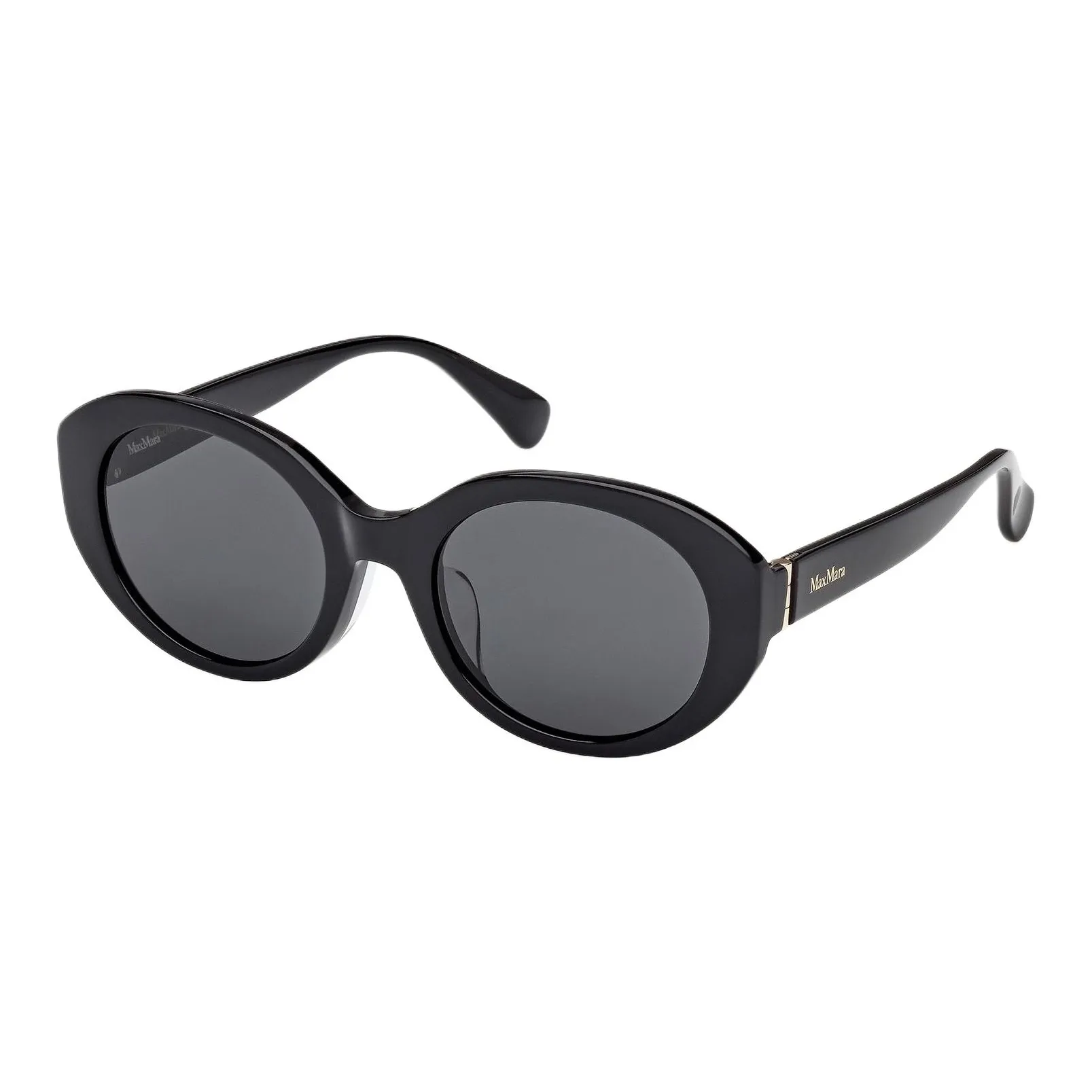 MaxMara Пластиковая оправа OVAL SUNGLASSES Унисекс Черный