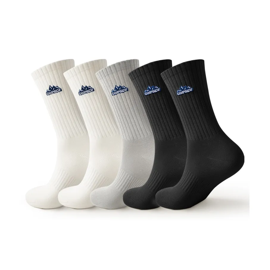 SHIWAJI Mid Calf Socks Men's 5 Pack