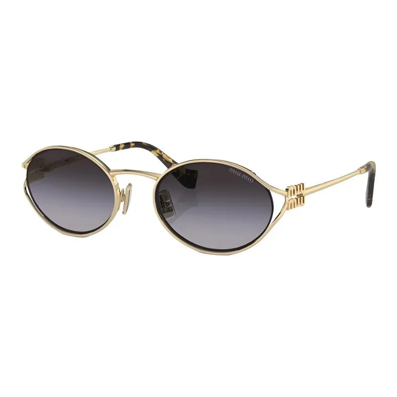 MIU MIU Eyewear Logo plaque Oval frame Sunglasses