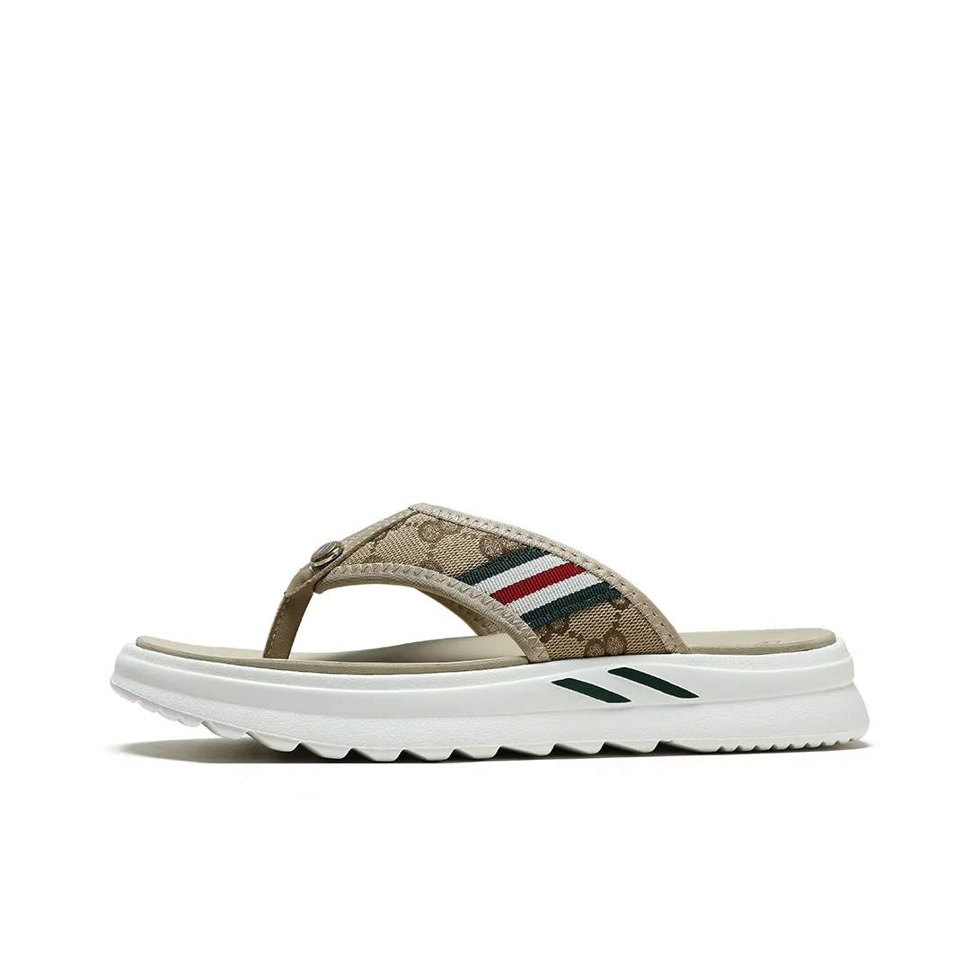 Wolves • Family QUNLANGSHIJIA ЭВА Противоскользящие Устойчивые к истиранию Устойчивые к запахам Шлепанцы Мужские