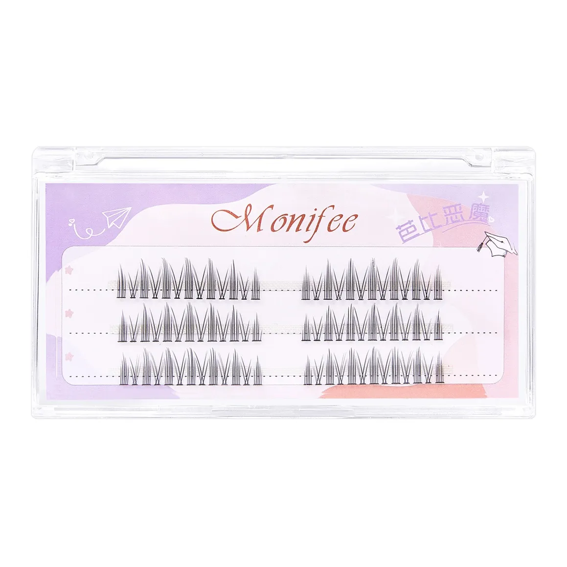 MENG LINFEI Подсолнух Lazy Trio Клеящий сегментированный клей для накладных ресниц