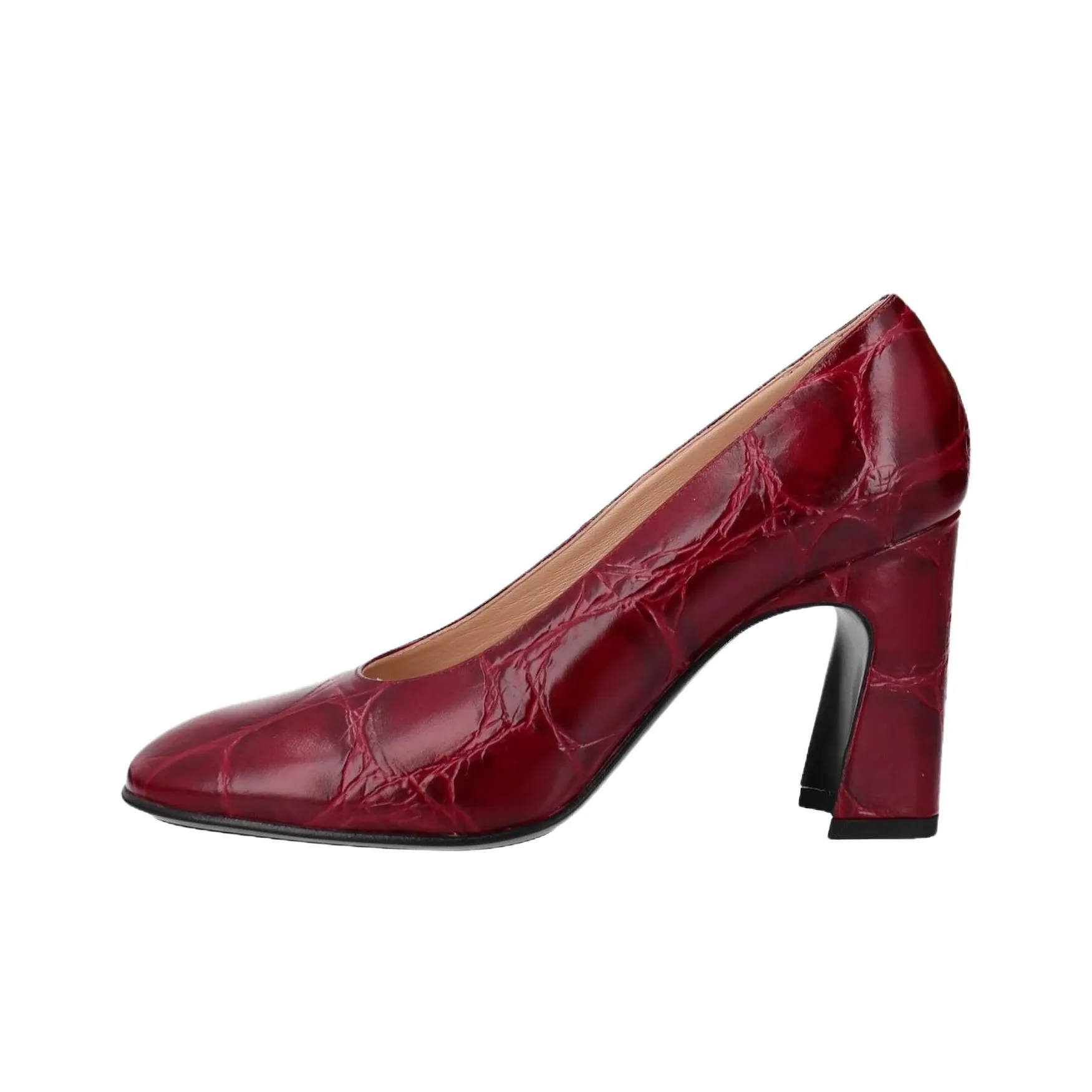 TOD'S Chunky Heel High Heels Women's Red