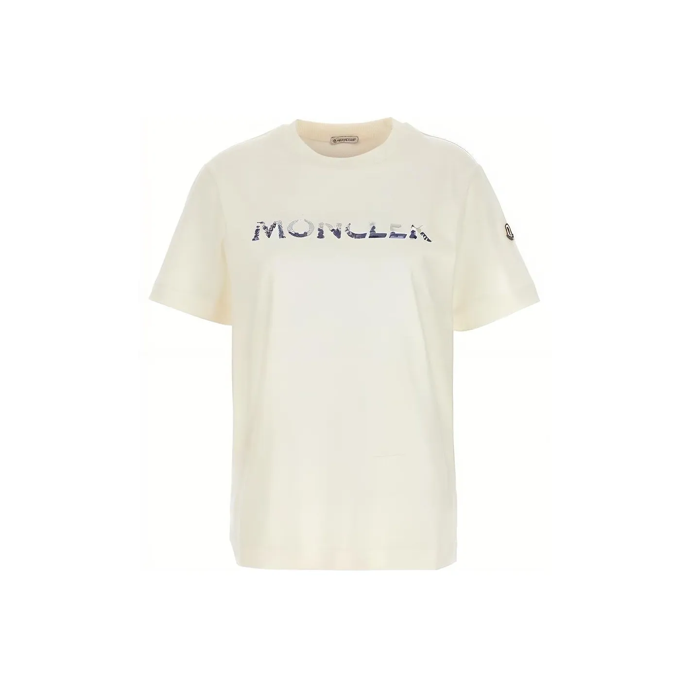 Moncler Logo Embellished Crewneck T Shirt