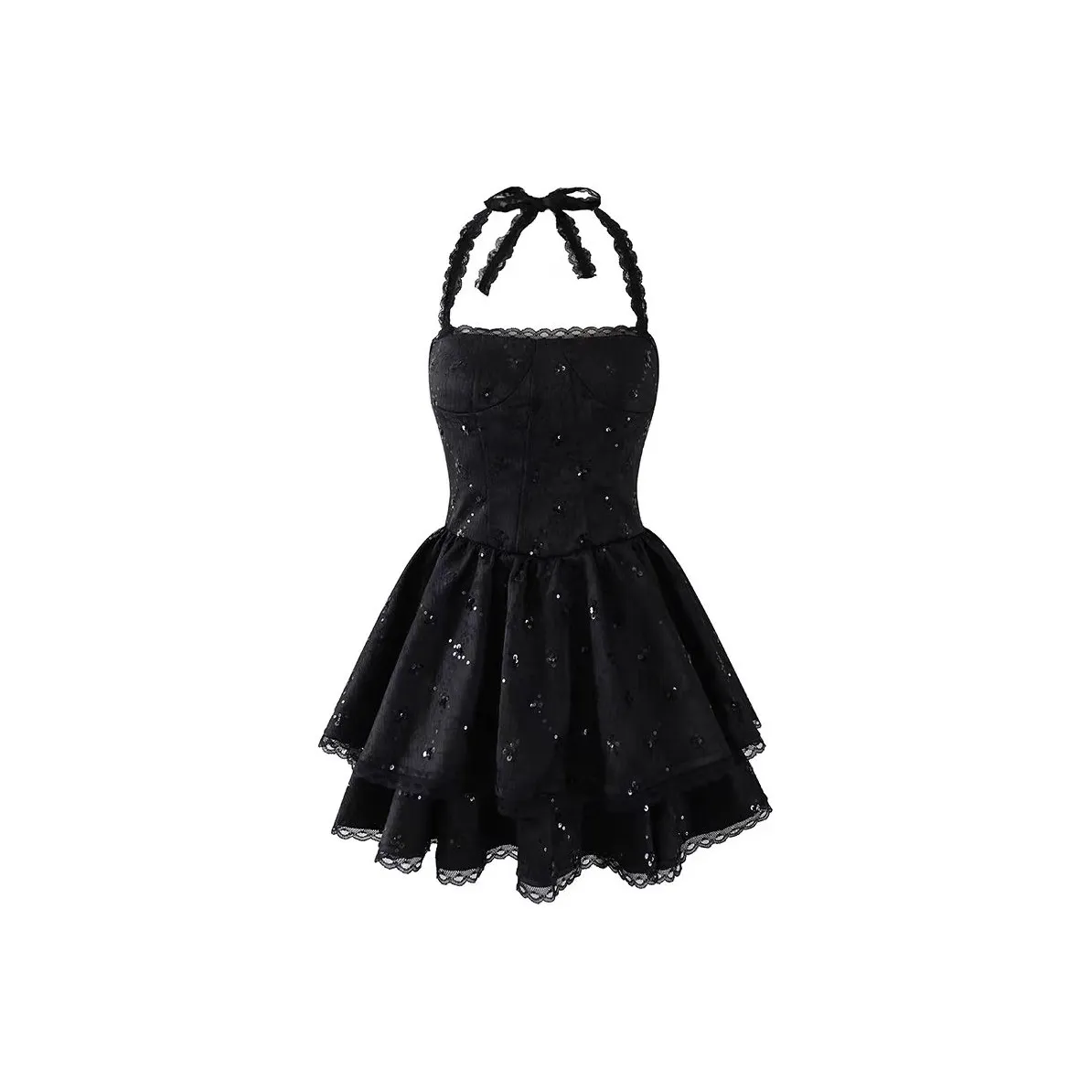 ABCMININ Черные Женские Слиплатья