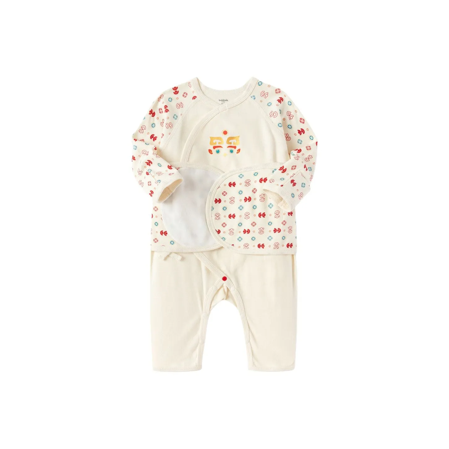 BALABALA Комбинезон Белый Красный Тон Infant Wa Toddler