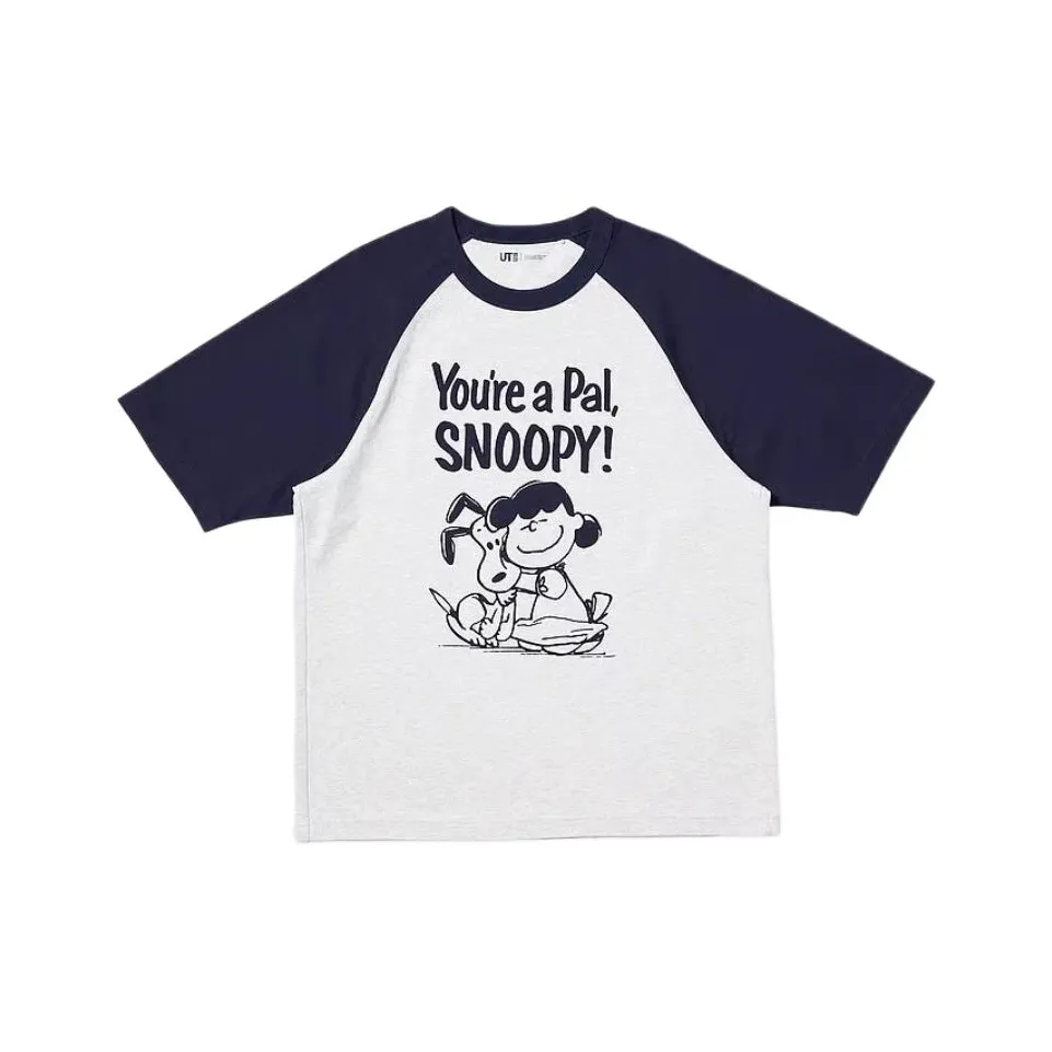 UNIQLO Синие Унисекс Футболки