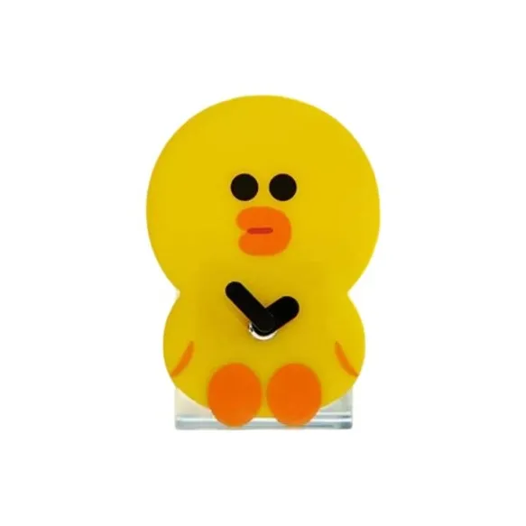 LINE FRIENDS Brown Bear Sally Курица BASIC Series Lenini Настольный Часы Мерч по IP