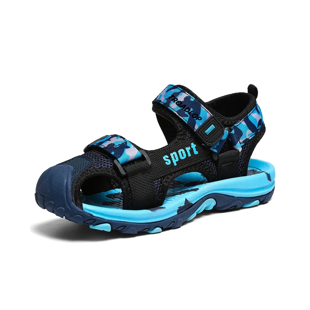 TROADLOP Противоскользящие Анти-KICK Легкие Амортизаторы Устойчивые к Износу Низкий Топ Детские Сандалии Подростки