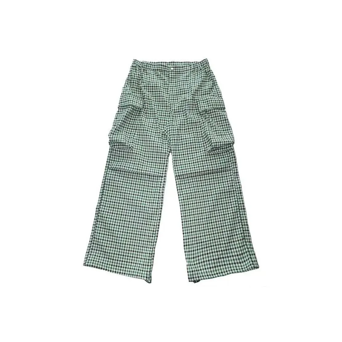 FROM THE STREET Все Сезон Все Повседневные брюки Ткань окрашенная в пряжу Клетчатый MULTI Карман GRENADE Парашютные брюки Cargo Унисекс