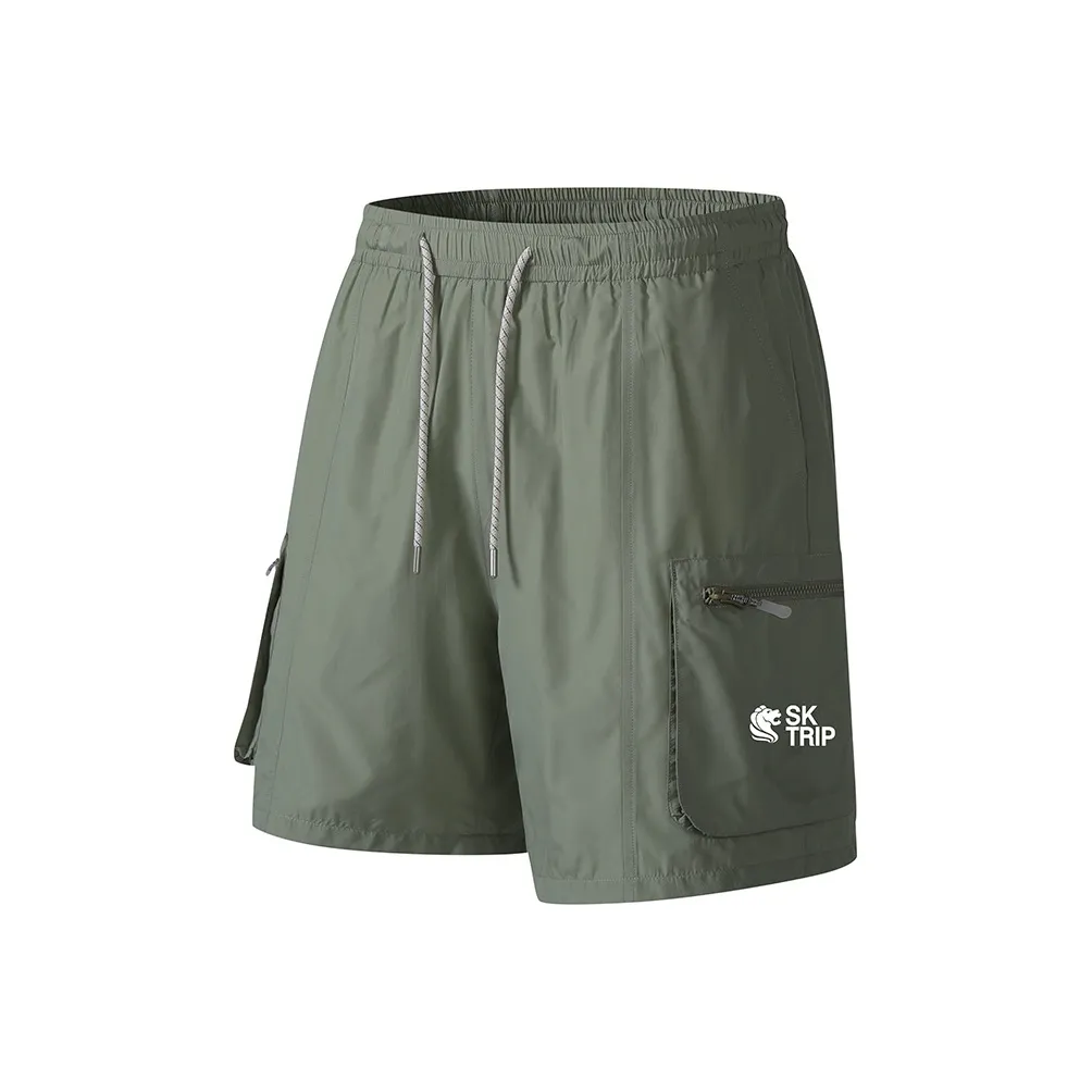 SK.TRIP Зеленый Мужской Карго Шорты