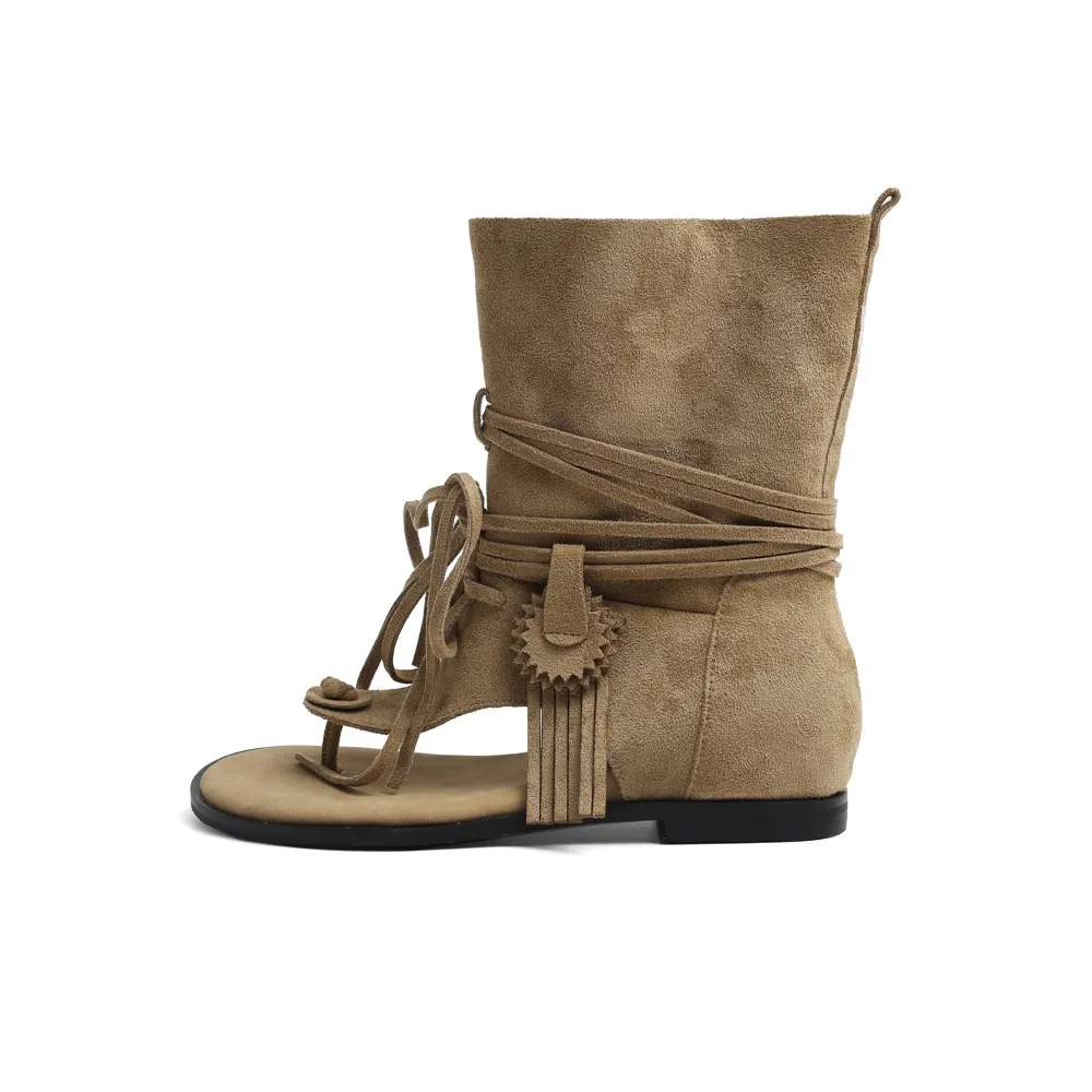 CENTRAL KITTY Римские сандалии Женские Абрикос