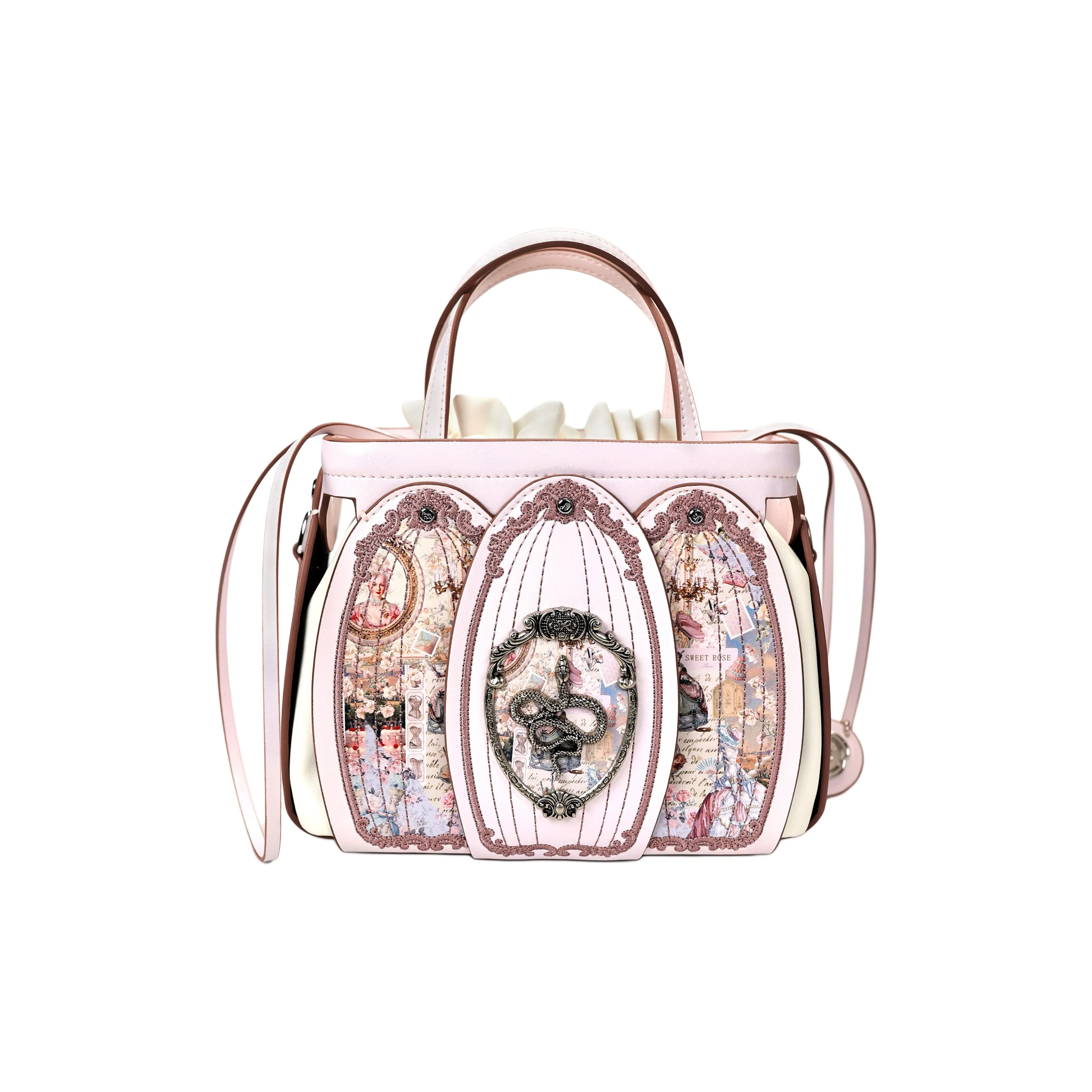 Anthracene Коровья кожа Сумка Средний Женские Многоцветный