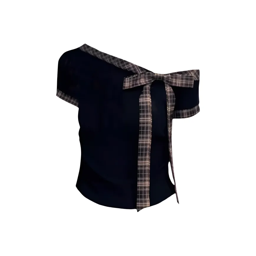 MIMOSA CHUR Черные Женские Футболки