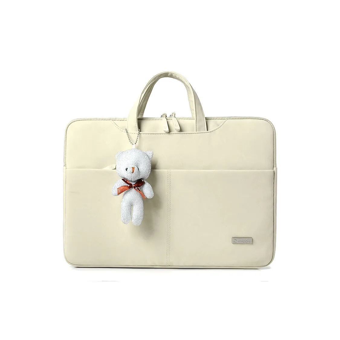 Dwiray ПУ (полиуретан) Сумка для ноутбука Женская Ivory White