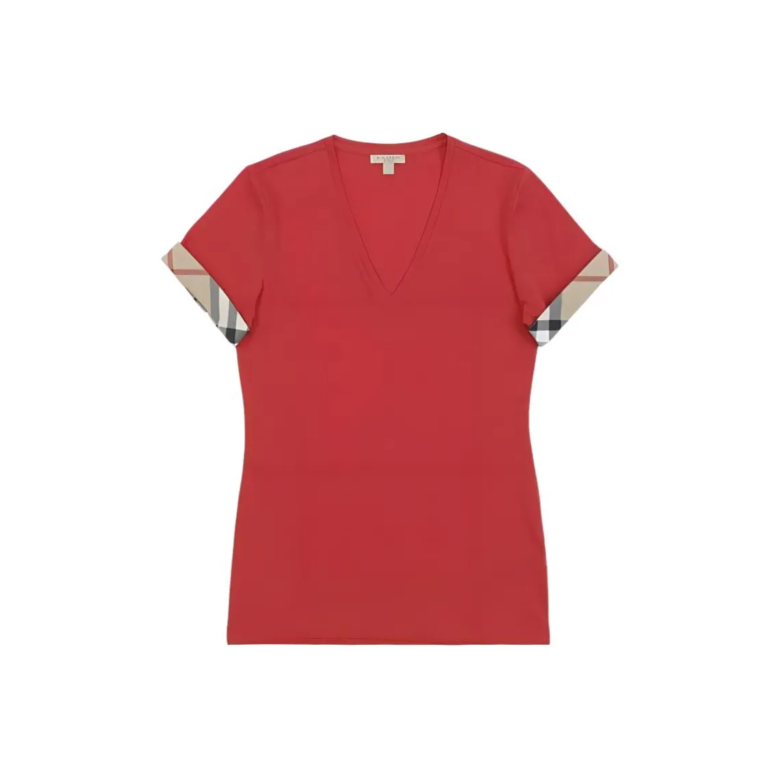 Burberry T Shirts Women's Red