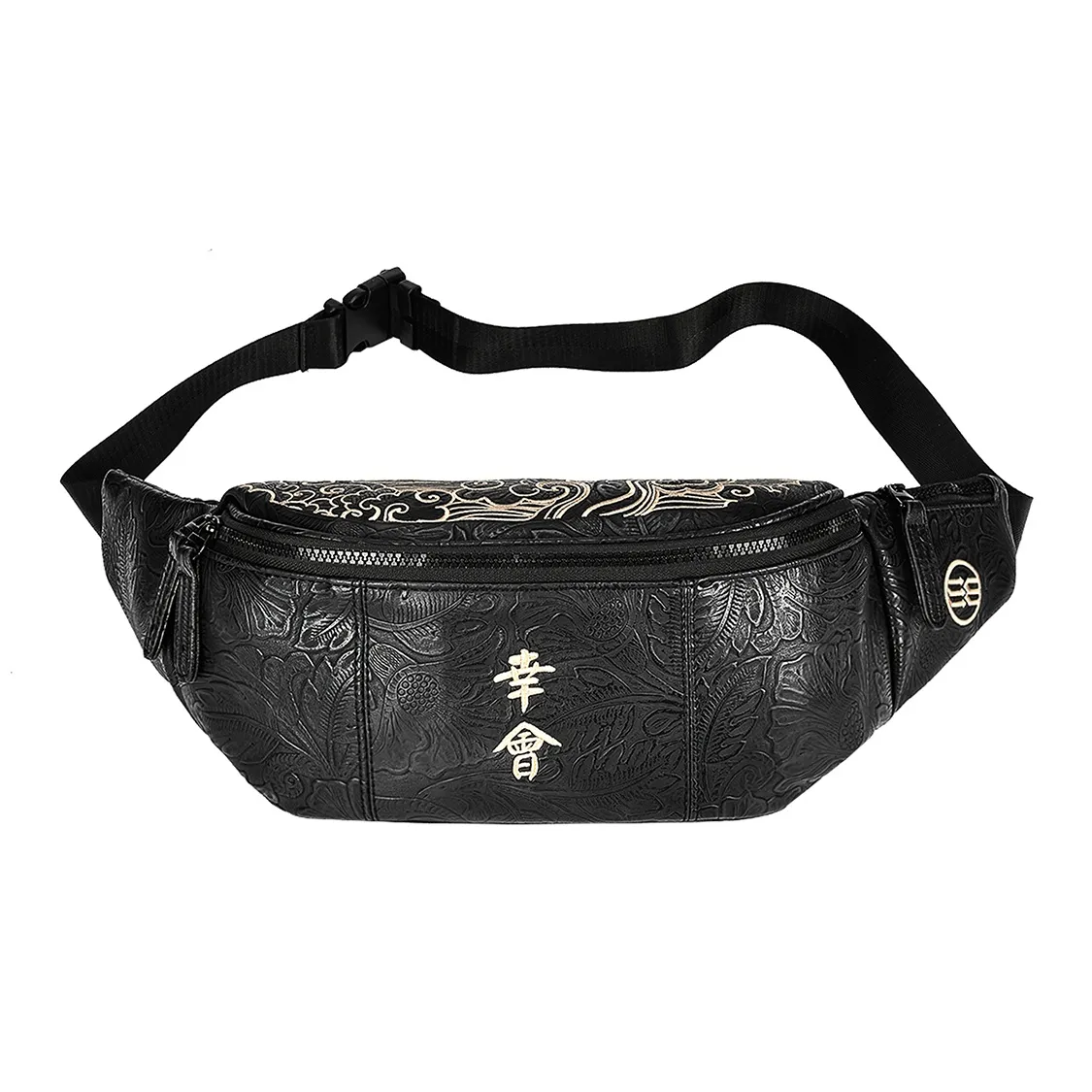 Hatsune Miku PVC кожа водоотталкивающая сумка через плечо велосипедная сумка на плечо бананка стандартная мужская черная