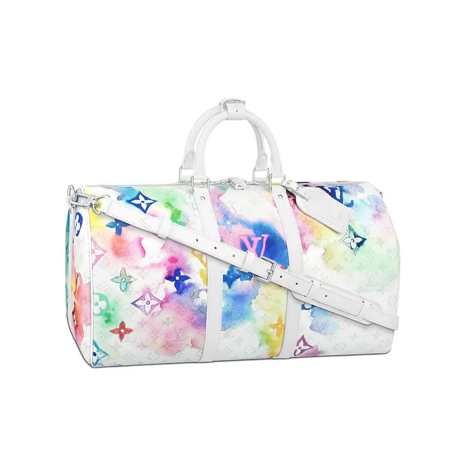 LOUIS VUITTON Keepall 50 Monogram Watercolor
